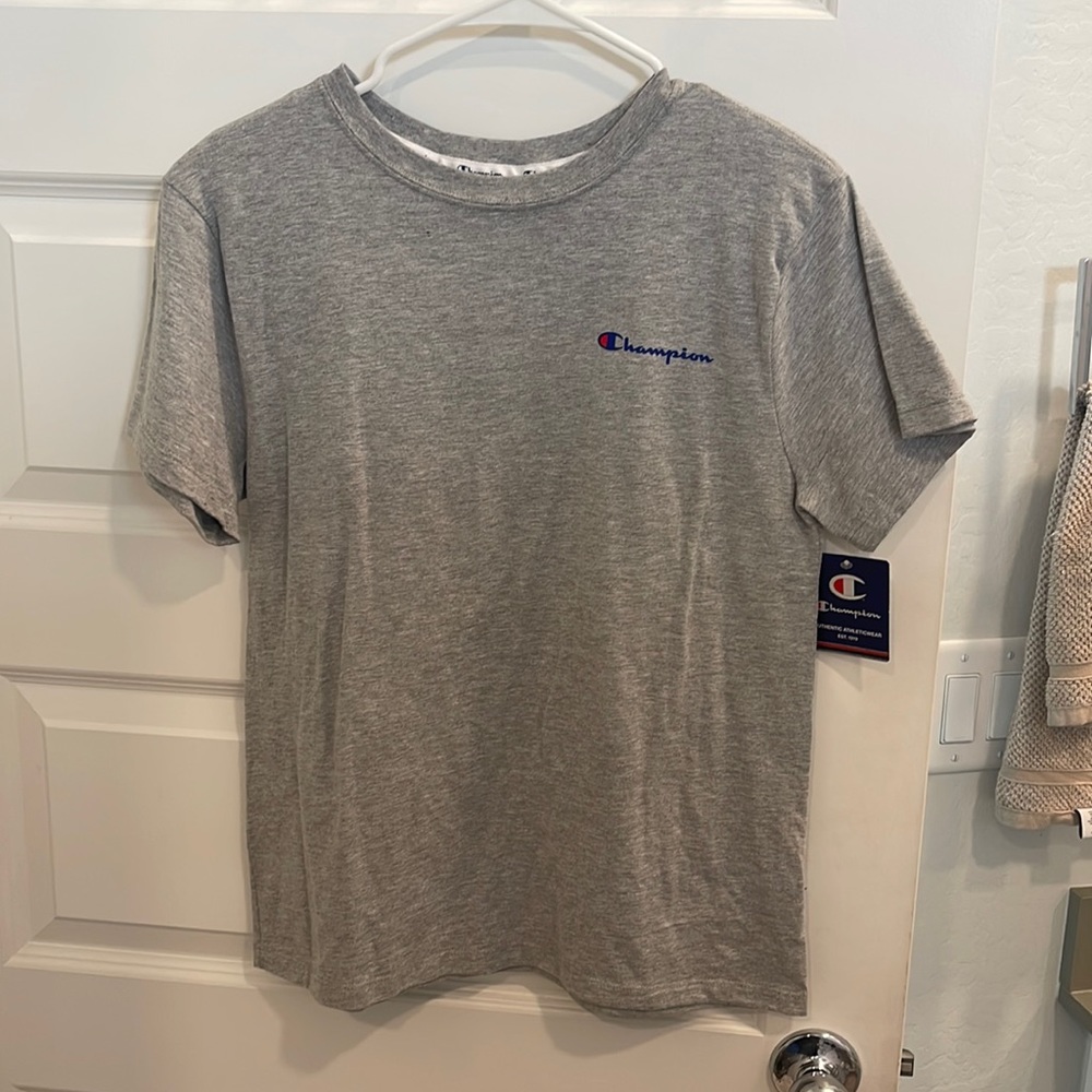 Grey champion t shirt